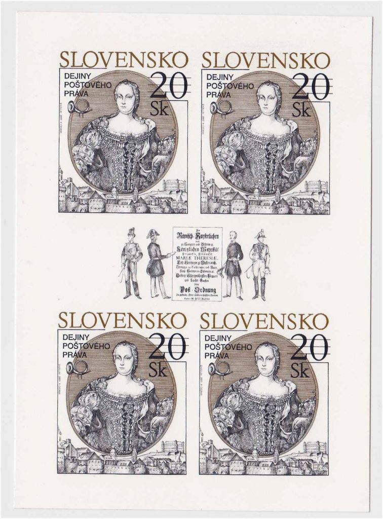 ZM Словакия  2000 г MNH - люксблок  - плотная бумага - фото фото фото 0