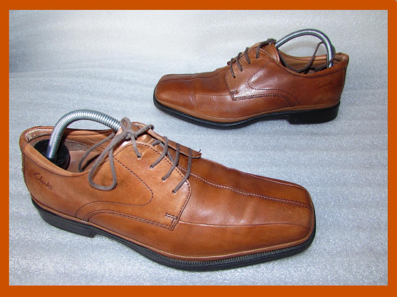 ТУФЛИ МУЖ 100%НАТУРАЛЬНАЯ КОЖА~CLARKS AIR LIGHT~40 - фото фото фото 0