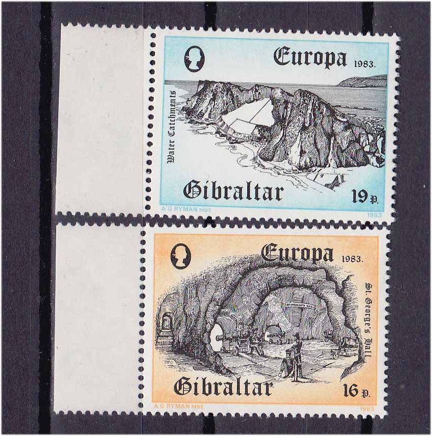 ZM Гибралтар 1980 г MNH - горы , ландшафты - фото фото фото 0