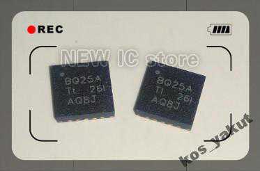 Шим Texas Instruments BQ24725A (BQ25A) pwmIC QFN20 - фото фото фото 0