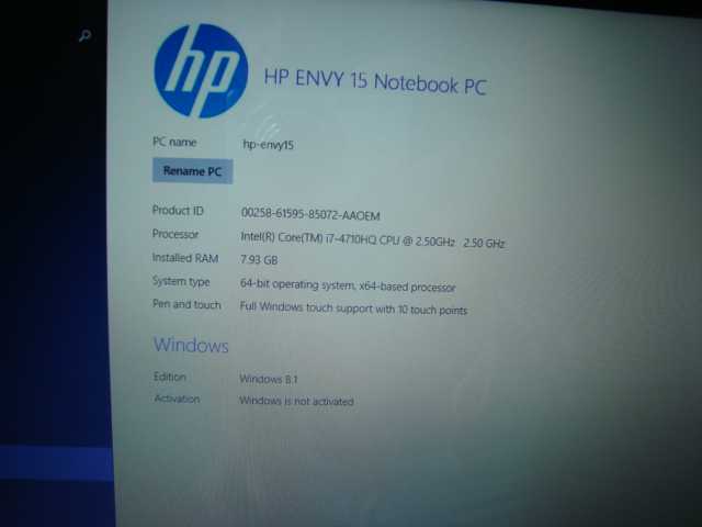 HP Envy 15 TouchSmart - фото фото фото 3