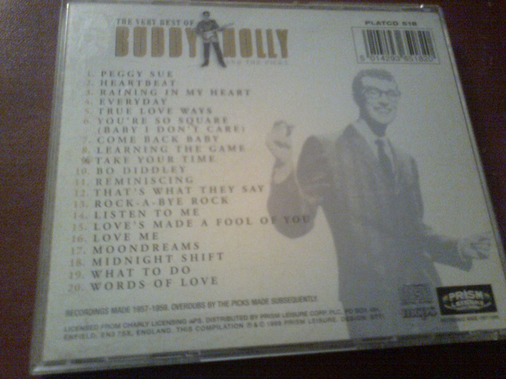 Buddy Holly The Very Best CD фирменный б/у - фото фото фото 1