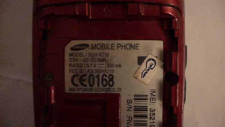 Мобильный телефон Samsung SGH-X210,без акб - фото фото фото 5