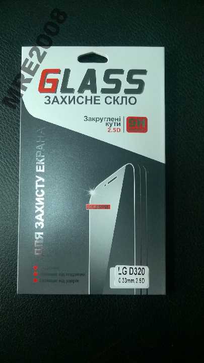 Защитное стекло для LG L70 D320 0.18mm 2.5D 9H - фото фото фото 0