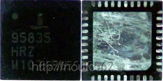 Шим, Intersil ISL95835HRZ pwmIC, QFN40 - фото фото фото 0