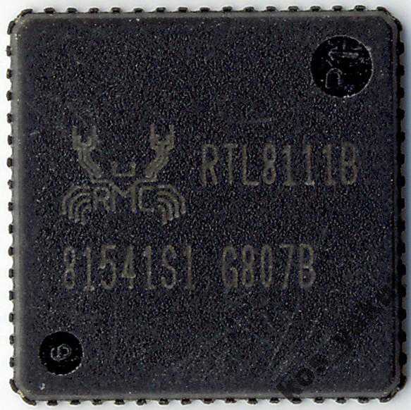 чип Lan, Realtek RTL8111B, QFN64 - фото фото фото 0