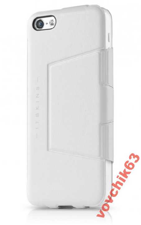 Чехол ITSKINS Plume Artificial iPhone 5C White/Bl - фото фото фото 1
