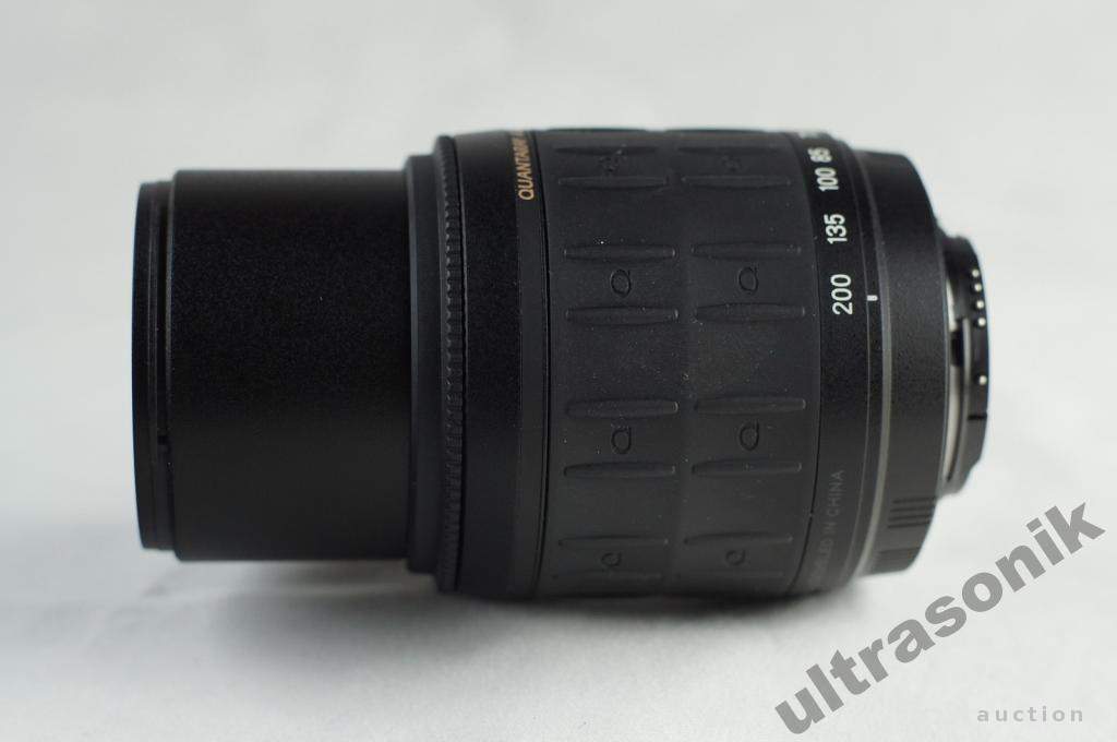 Nikon AF-s телеобъектив Quantaray 55-200mm/4-5.6 LD IF MC Ф52mm China Вживане - фото фото фото 3