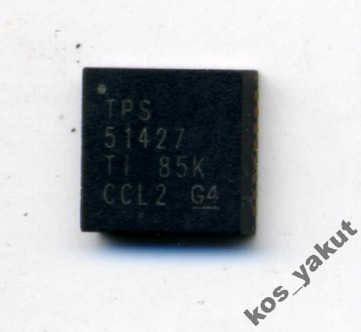 Шим, Texas Instruments TPS51427 pwmIC, QFN32 - фото фото фото 0