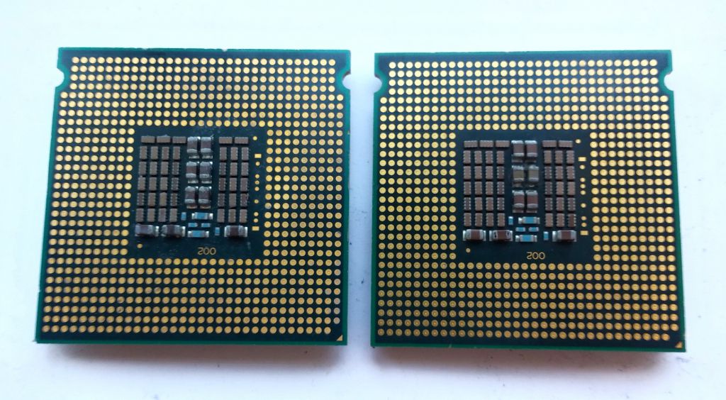 Пара 4х ядерных процессоров Intel Xeon E5420     ( 2.50GHz, 12M, 1333MHz) LGA771 Вживане - фото фото фото 1
