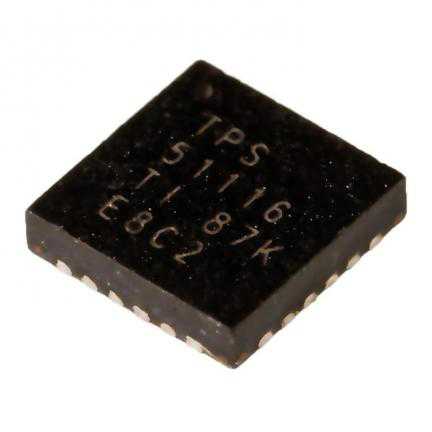 Шим, Texas Instruments TPS51116 pwmIC, QFN24 - фото фото фото 0