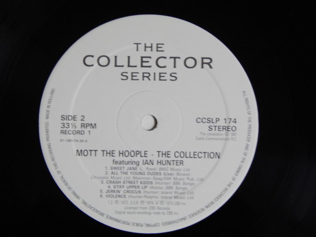 Mott The Hoople Featuring Ian Hunter ‎– The Collection EX+/NM-/NM- - фото фото фото 4