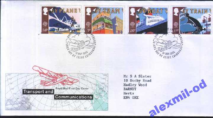 Флот EU  UK 1988  г  MNH  2 скана - фото фото фото 0
