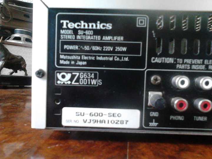 Усилитель Technics SU-600 - фото фото фото 3