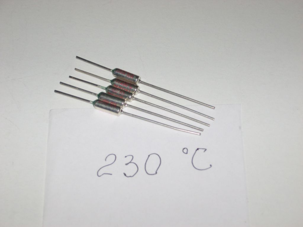 Термопредохранитель RY-230   (230°C, 10А, 250V) - фото фото фото 0