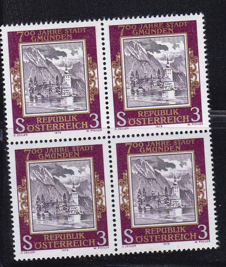ZM Австрия  1978 г   MNH - квартблок - фото фото фото 0