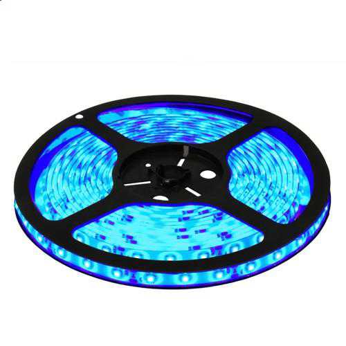 Светодиодная LED лента SMD 3528-60 B синяя герметичная IP65 - фото фото фото 0