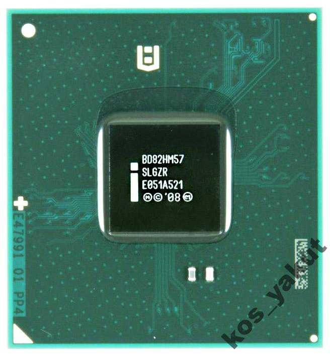 чип BGA Intel mobile BD82HM57 SLGZR New Original - фото фото фото 0