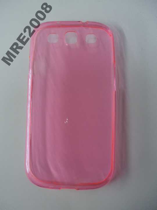 Ультра тонкий чехол Samsung I9300 S3 0,33mm pink - фото фото фото 0