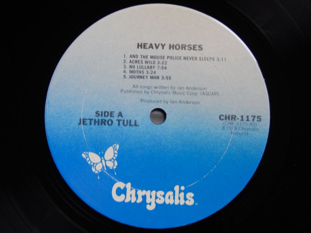 Jethro Tull ‎– Heavy Horses  (Chrysalis ‎– CHR-1175, US) EX+/NM- - фото фото фото 2