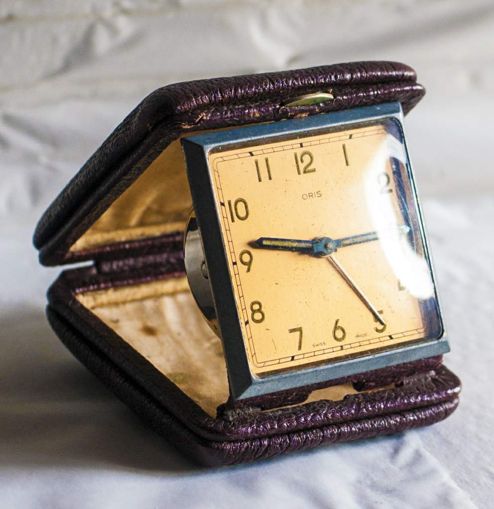 ⏰Дорожные часы будильник ORIS 1940-е Швейцария - фото фото фото 0
