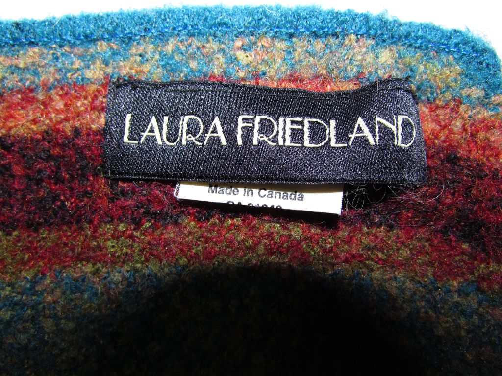 СУПЕР СТИЛЬНЫЙ  МУЖСКОЙ ШАРФ ШЕРСТЬ ~LAURA FRIEDLAND~КАНАДА - фото фото фото 1