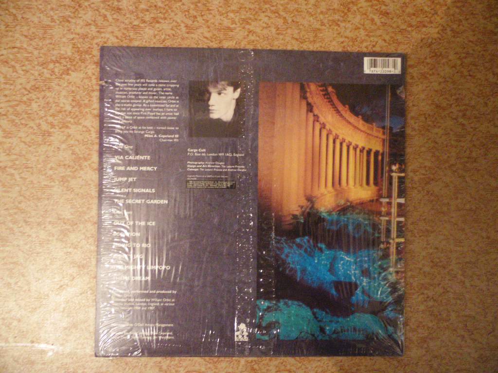 William Orbit "Strange Cargo" LP пластинка - фото фото фото 1