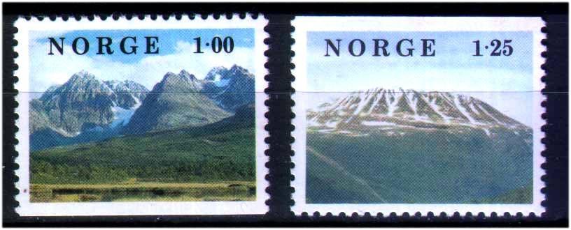 ZM  Норвегия 1978 г   MNH - горы - фото фото фото 0