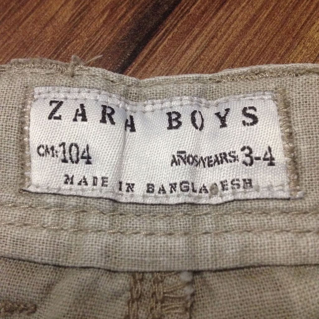 Штаны-бриджи 2в1 Zara,р.104-110,3-4г,лен+хлопок - фото фото фото 3