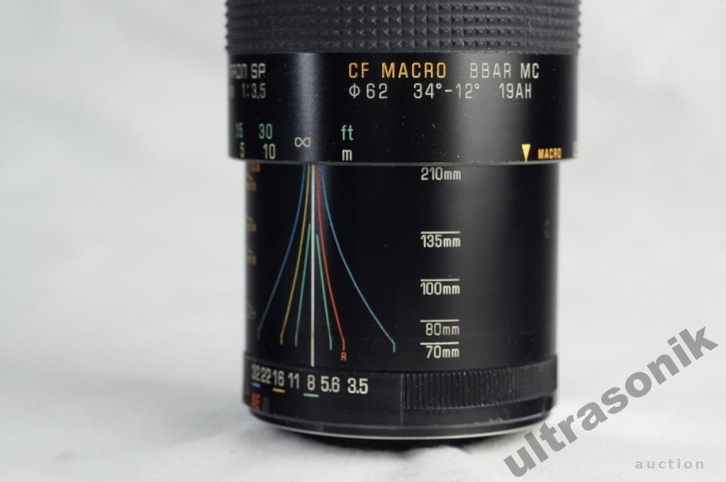 Шикарный портретный объектив Tamron SP 70-210mm/3.5 Macro Adaptall-2 19AH Ф62mm Вживане - фото фото фото 3