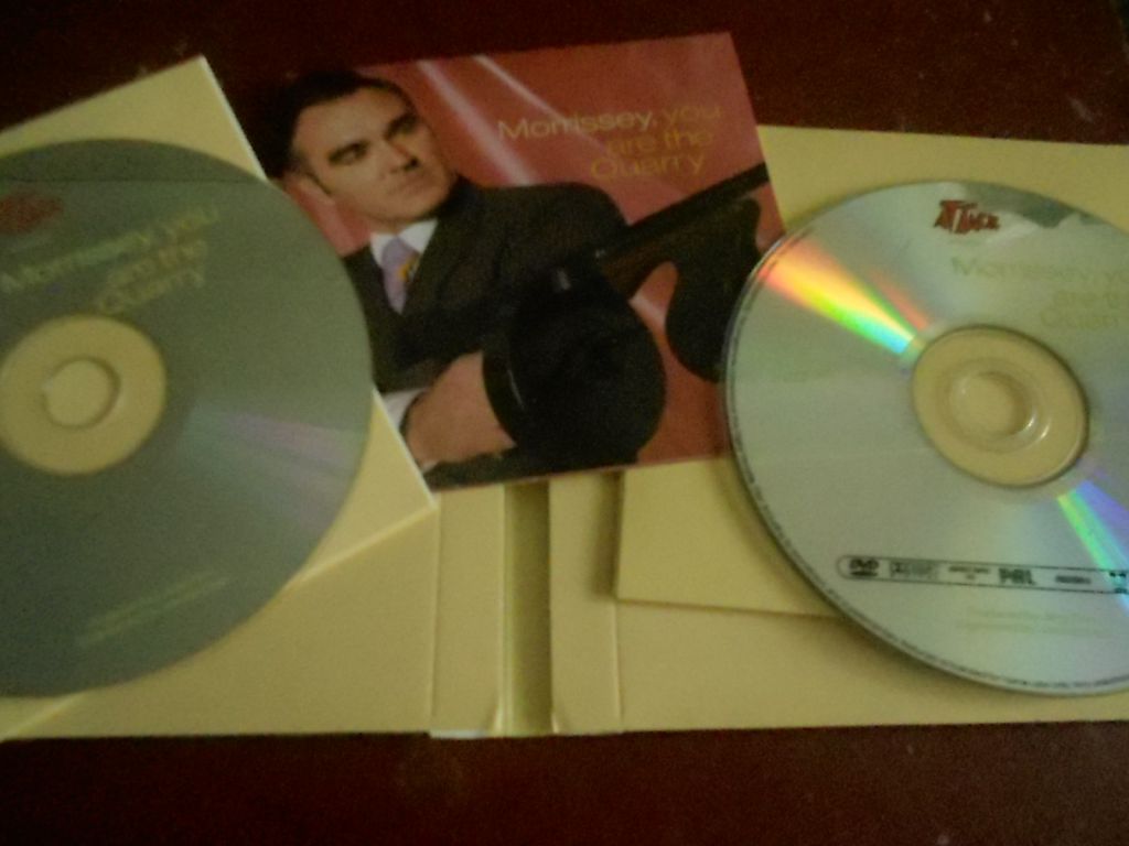 Morrissey You Are The Quarry CD + DVD фирменный б/у - фото фото фото 3