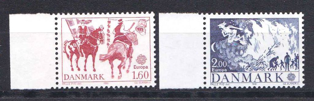 ZM Дания  1981 г  MNH - - фото фото фото 0