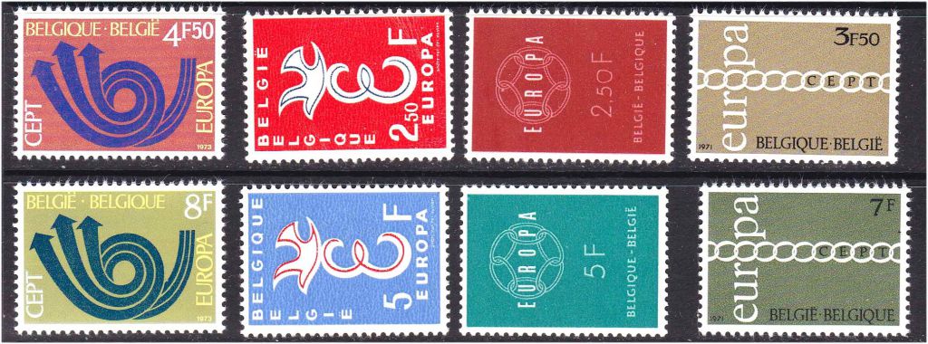 Бельгия  MNH   ЕВРОПА     CEPT    2 скана - фото фото фото 0