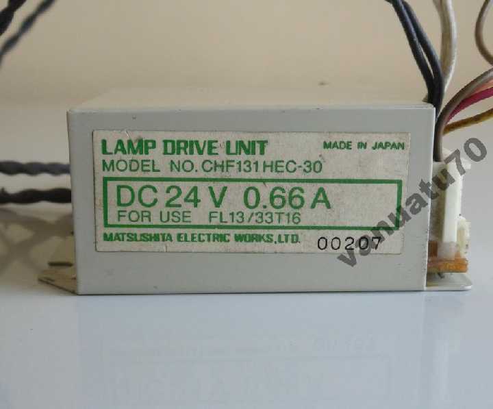 LAMP DRIVE UNIT PANASONIC CHF131HEC-30 FL13/33T16 - фото фото фото 2