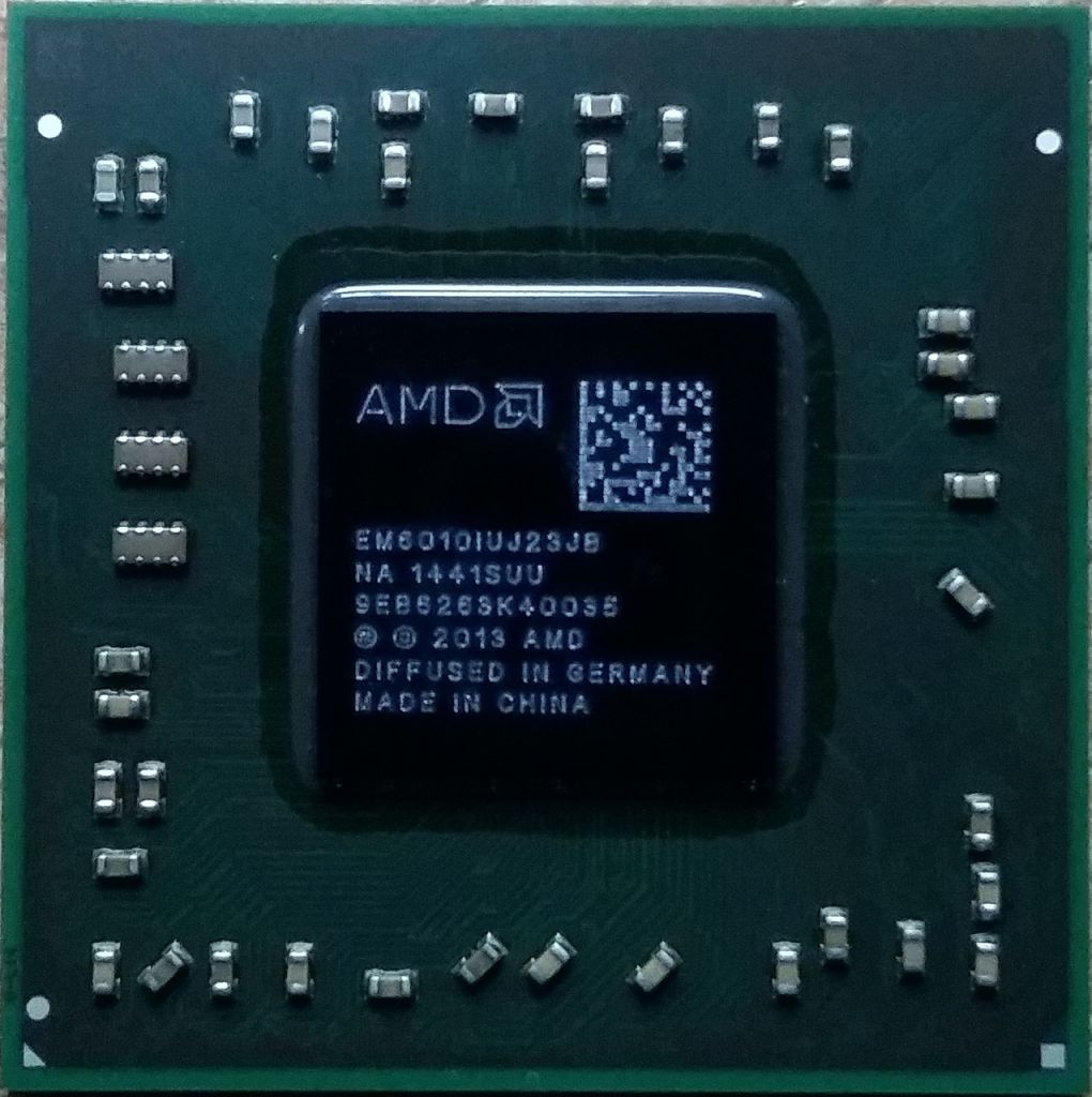 чип BGA AMD mobile APU Dual Core E1-6010 (EM6010IUJ23JB) +2014 - фото фото фото 0
