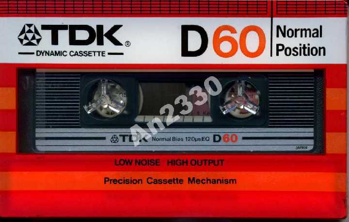 Аудио кассета TDK D60 Япония 1982 запечатанная - фото фото фото 0