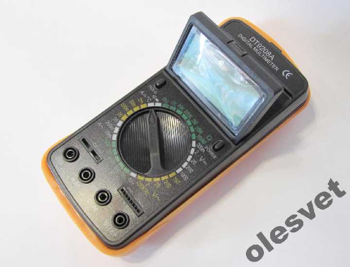 ТЕСТЕР DIGITAL MULTIMETER DT-9208 A - фото фото фото 0