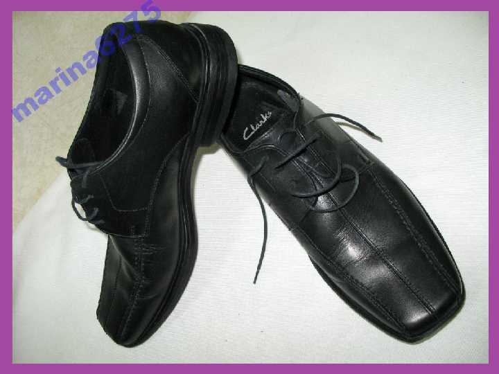 CТИЛЬНЫЕ ТУФЛИ 100% НАТУРАЛЬНАЯ КОЖА~CLARKS~ 43,5 - фото фото фото 0