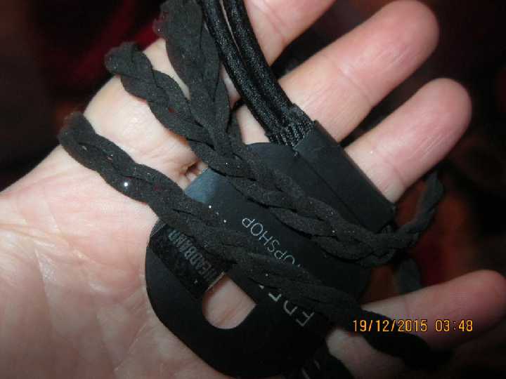 TOPSHOP ПОВЯЗКА ЧЕРНАЯ КОСИЧКА  под замшу заколка - фото фото фото 0
