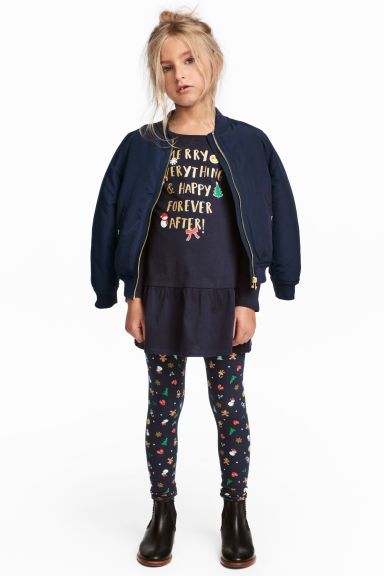 Платья и леггинсы для девочек H&amp;M - фото фото фото 1