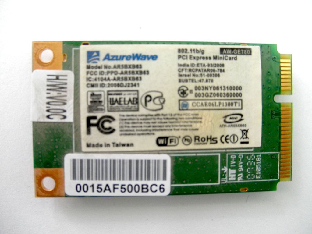 WiFi адаптер AR5BXB63 Asus X50N   (00008) - фото фото фото 0
