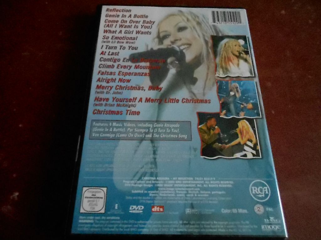 Christina Aguilera My Reflection DVD фирменный б/у - фото фото фото 1