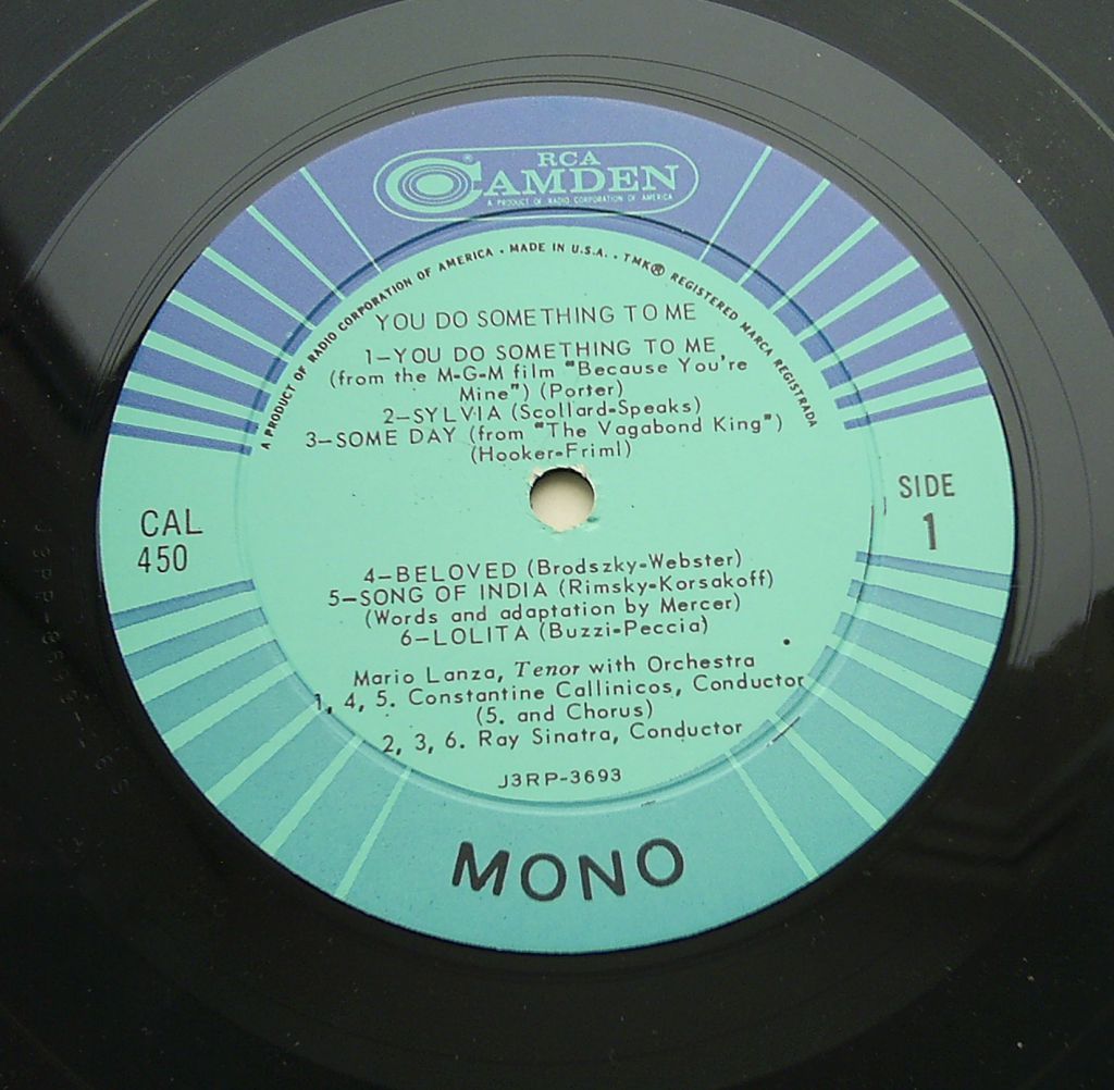 MARIO LANZA  You Do Something To Me  LP VG-/VG++ - фото фото фото 2
