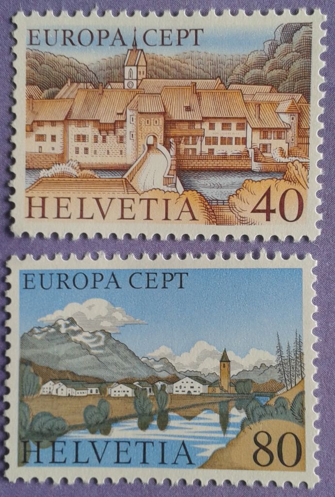 Швейцария 1977 Европа СЕРТ Mi 1094-1095 MNH - фото фото фото 0