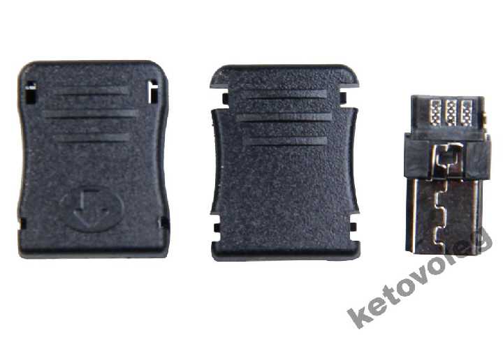 Разъем micro USB 5 pin тип T 2-шт - фото фото фото 5