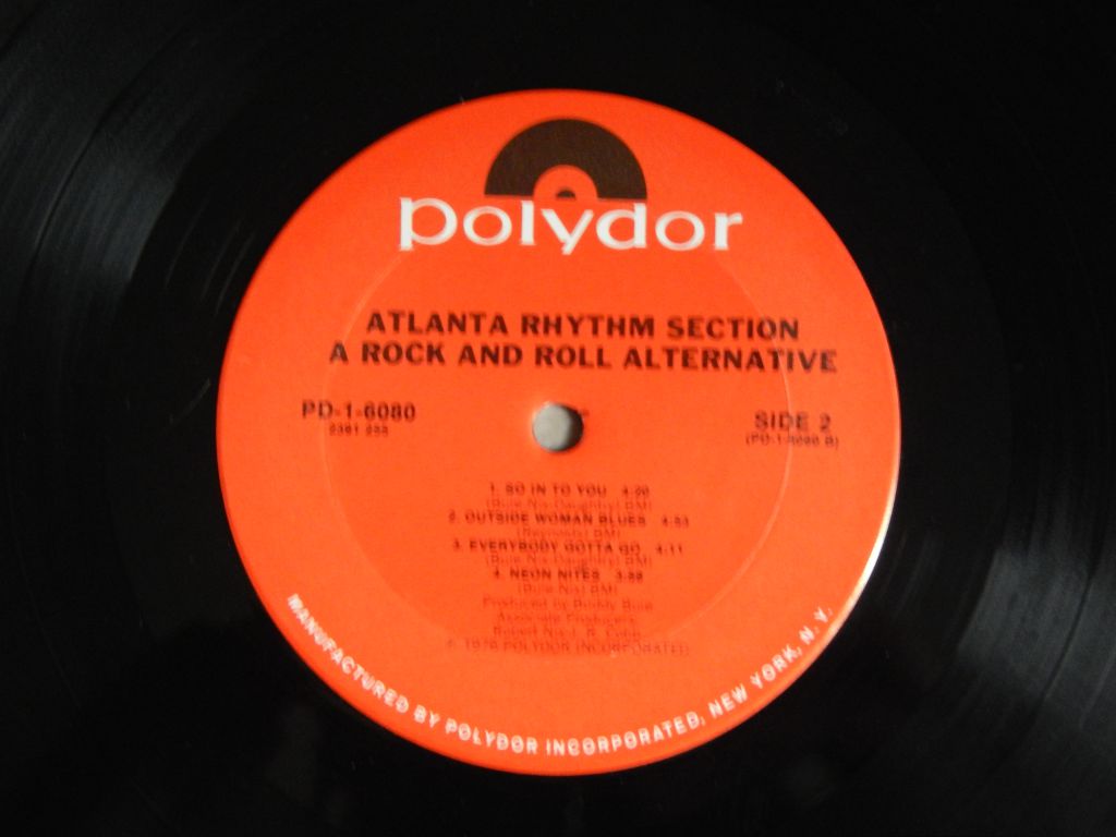 Atlanta Rhythm Section ‎– A Rock And Roll Alternative  (Polydor ‎– PD-1-6080, USA) EX/EX+ - фото фото фото 3