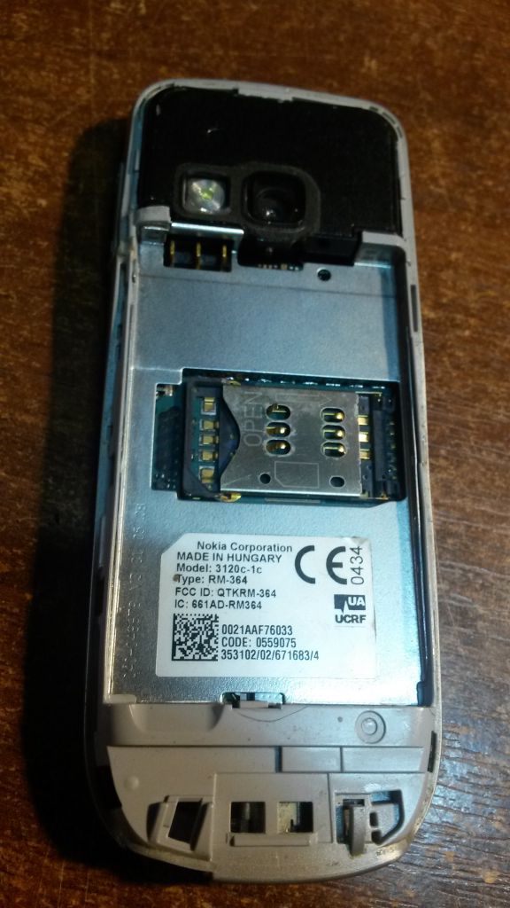 Nokia 3120c-1c rm-364 нерабочая без аккумулятора - фото фото фото 1