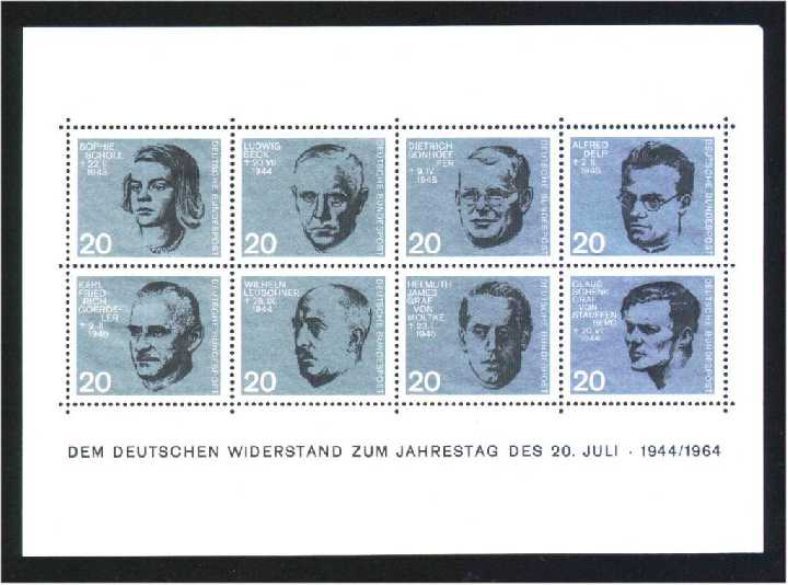 ZM Германия ФРГ 1964 г MNH - фото фото фото 0