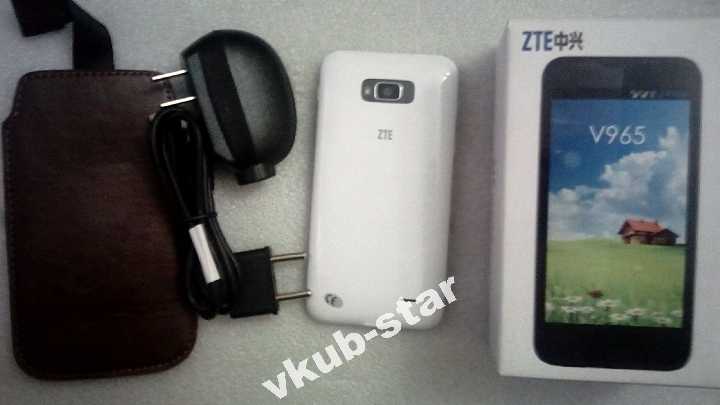 ZTE V965, MT6589,4.5"IPS,2000mah,Белый - фото фото фото 1