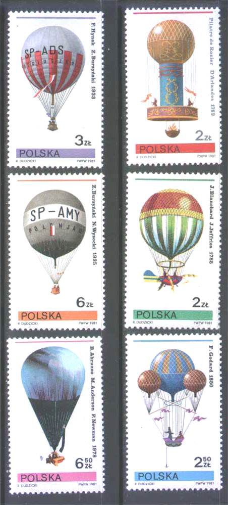 Авиация . Польша  1981 г MNH - марки - фото фото фото 0